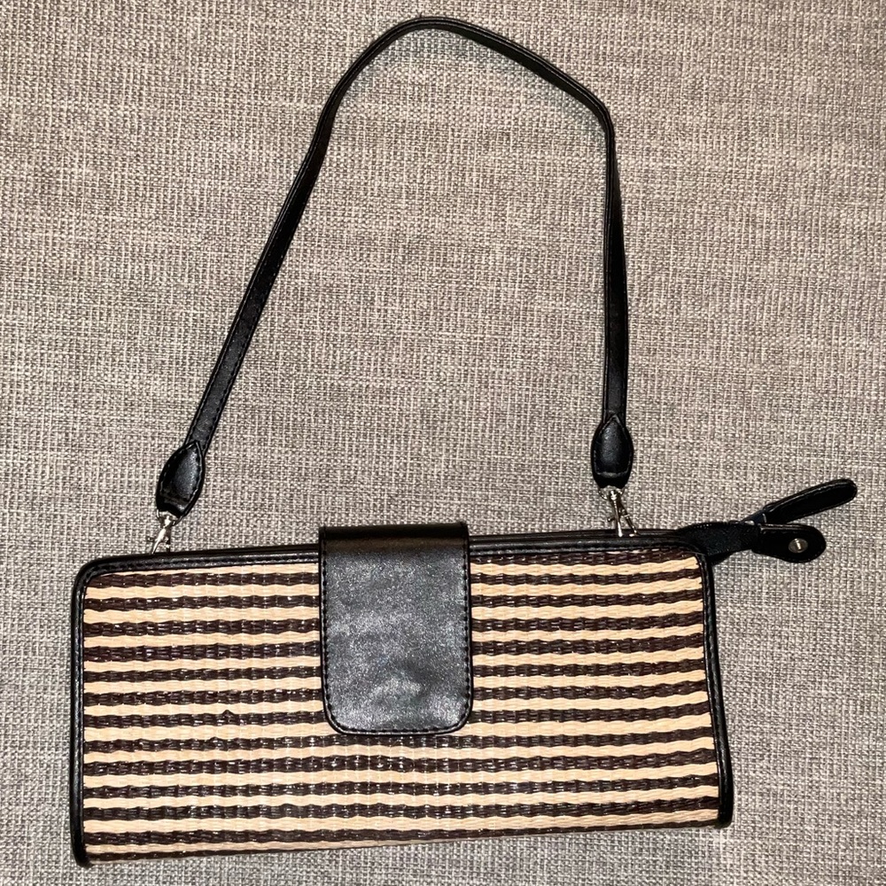 Le Sac hardbody woven shoulder bag